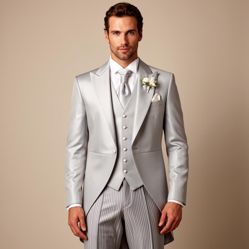 Chaqué de diseño premium alquiler boda catedral Sevilla