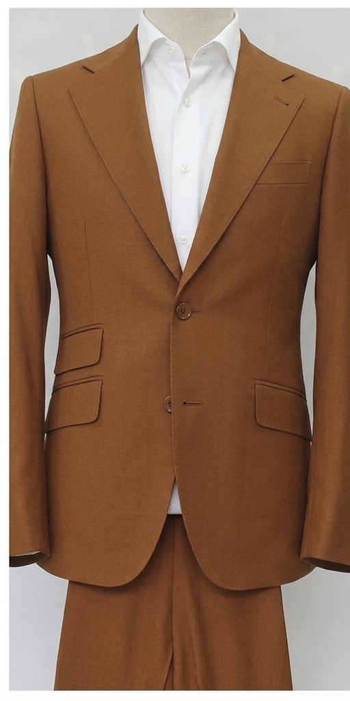 Traje ceremonia hombre marrón tabaco — The Spanish Cut Sevilla